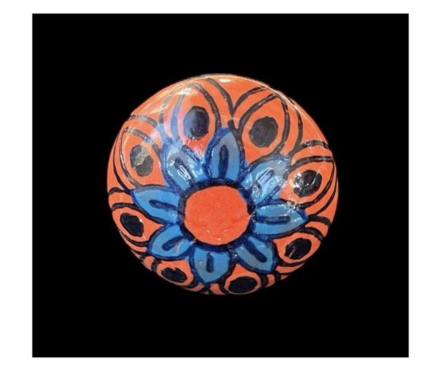 Kézzel festett vintage stílusú porcelán bútorgomb