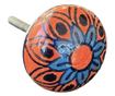 Kézzel festett vintage stílusú porcelán bútorgomb