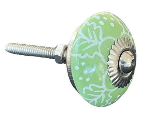 Kézzel festett vintage stílusú porcelán bútorgomb
