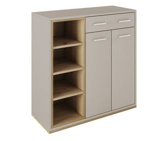 Dulap pantofi Mod 4074, artizan din satin și stejar