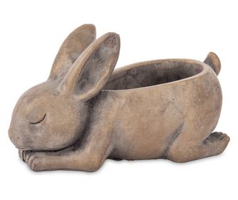 Ghiveci piatra, forma iepure, 15,5x27x14 cm