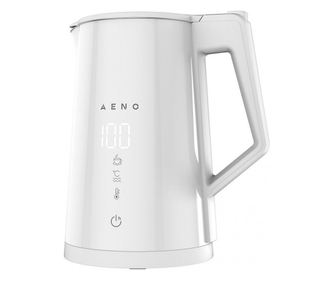 Електрическа кана AENO EK8S AEK0008S, 1.7L, WiFi, Защита STRIX, LED дисплей, Touch screen, Бял
