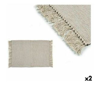 Covor bej 10 x 10 x 40 cm 180 x 120 x 1 cm (2 bucăți)