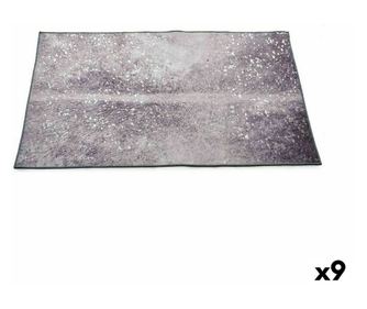 Covor alb gri 190 x 133 cm (9 bucăți)