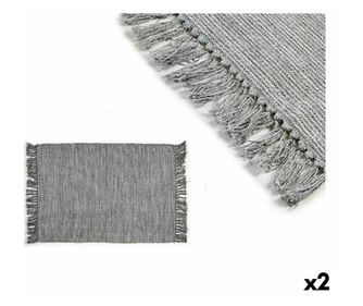 Covor Gri 10 x 10 x 40 cm 180 x 120 x 1 cm (2 bucăți)
