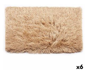 Covor Bej Bumbac poliester 50 x 2 x 80 cm (6 pieces)