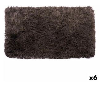 Covor gri Bumbac poliester 50 x 2 x 80 cm (6 bucăți)
