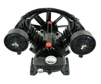 Cap compresor de aer, 4KW 2 pistoane, KD1403, Kraft&Dele