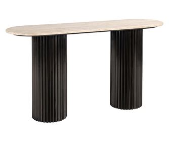 Konzolna mizica Hampton, Richmond Interiors, temno rjava