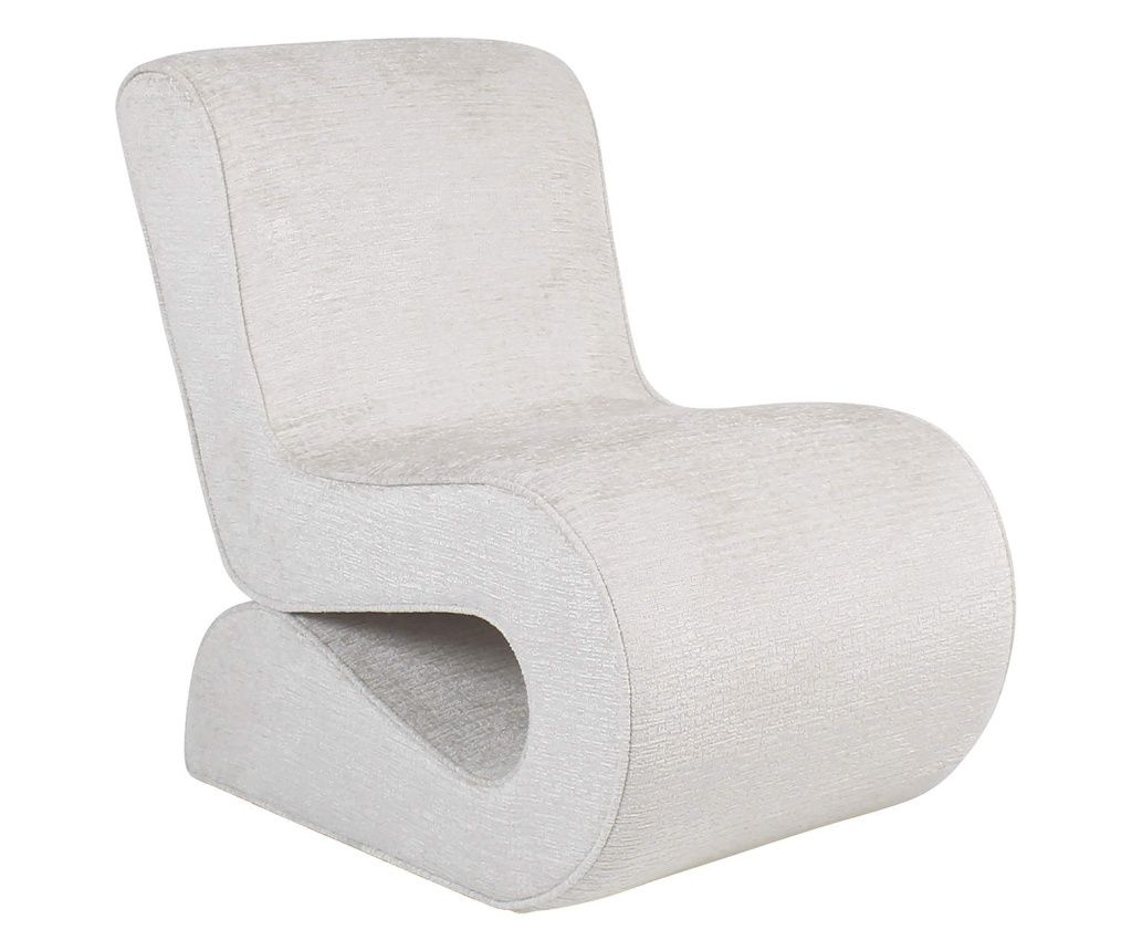 Πολυθρόνα Frankie Cream Fusion, Richmond Interiors, λευκό, κρεμ