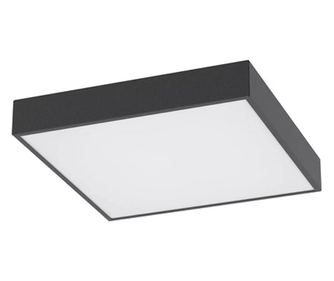 Plafoniera LED RFAN, Patrata, Mat, 30W, Lumina Rece, 6500K, Negru