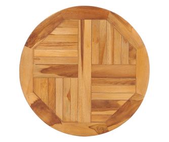 Masszv teakfa forg asztal