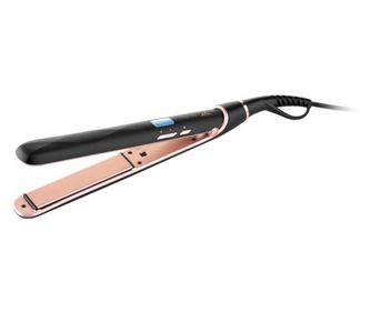 ETA Fenite 9336 90010 преса за коса, 230 градуса, 45 W, керамично покритие, подаръчен комплект, черен