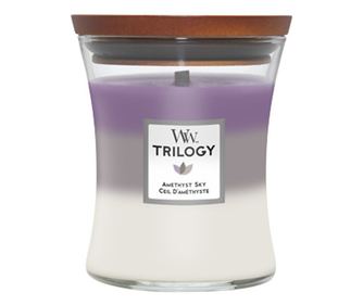 Свещ Wood Wick, Amethist Sky, Трилогия, Среден Буркан