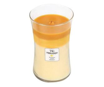 Свещ Wood Wick, Fruits Of Summe, Трилогия, Среден Буркан