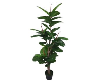 Planta artificiala, Ficus Pandurata cu ghiveci, D4276, 165cm, verde