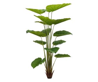 Planta artificiala, Colocasia Gigantea fara ghiveci, Naimeed D5613, 173x110 cm, Verde