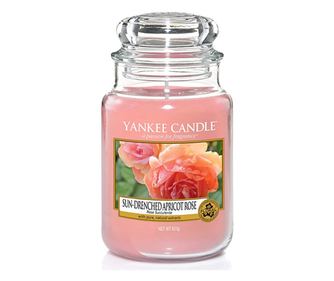 Свещ Yankee Candle Sun-Drenched Apri, Среден Буркан