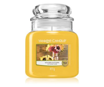 Свещ Yankee Candle, Golden Autumn, Среден Буркан