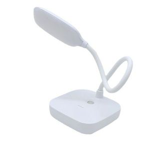 Lampa LED Flexibila de Birou MRG M1961 , Reincarcabila, Touch , Alba