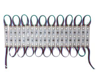Set 20x Modul 3 Led SMD RGB MRG M912, SMD 5050, 12v, Multicolor
