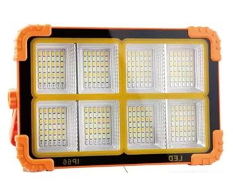 Proiector Led Solar 500W MRG M924, 336 LED, Portabil, Cu acumulator, Powerbank