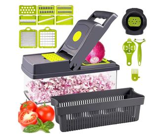 Feliator Multifunctional 14in1 MRG M992, Tocator cu Recipient Legume