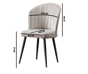 Set de scaune (2 piese), Rubi - crem