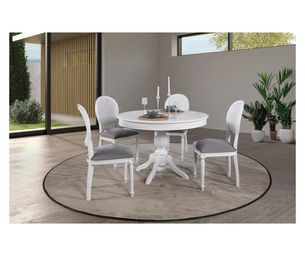 Set masa extensibila si scaune (5 piese), Albero151 