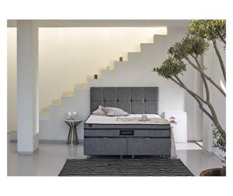 Madrac, Bijela boja Sivo, Greypedic 140x200 cm Double Size Ultra Firm Mattress