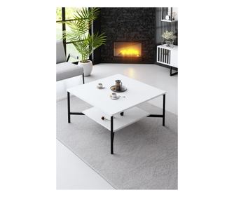 Stolić za kavu, Black Line - White, Black