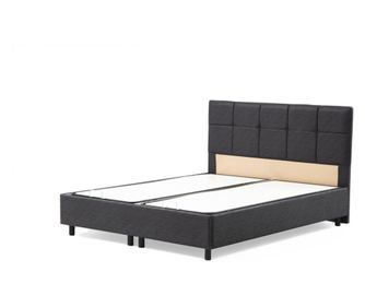 Основа и табла за единично легло, Vitalia 120 x 200 - Антрацит
