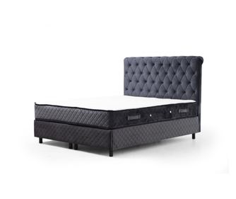 Dvostruki madrac, baza i uzglavlje, Sonata Set 160 x 200 v3 - Anthracite