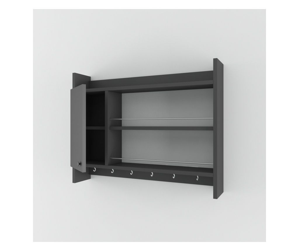 Kitchen Shelf, Knerr - Anthracite