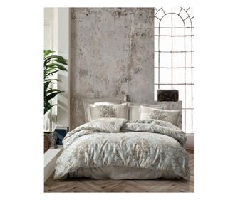 Komplet prešitih odej Satin Single Quilt Cover Set (DE)