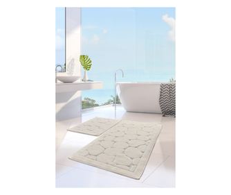 Kupaonski tepisi u setu (2 komada), Lino - Ecru