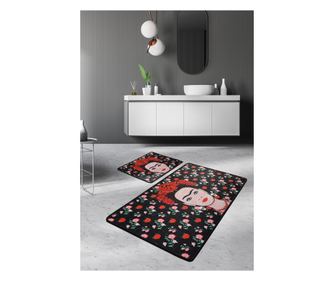 Kupaonski tepisi u setu (2 komada), Frida - Black