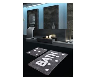 Covoare acrilice pentru baie în set, Bath - Fume