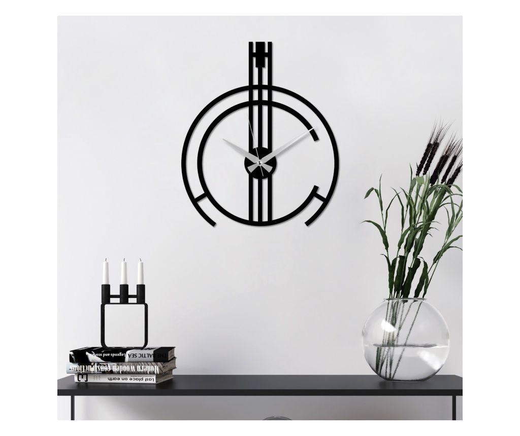 Ceas decorativ de perete din metal