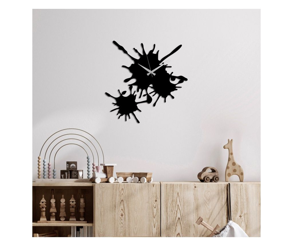 Ceas decorativ de perete din metal