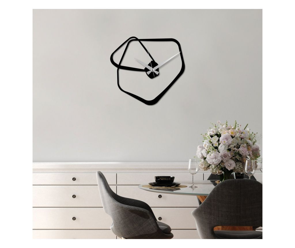Ceas decorativ de perete din metal