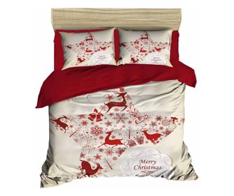 Posteljina (EU) (ES), crveno Bijela Bež