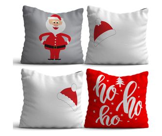 Комплект калъфки за възглавници (4 броя), многоцветни