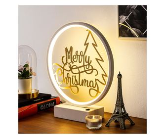 Namizna svetilka, bela Zlato