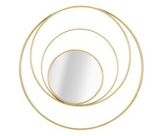 Fali tükör íves glam cm ø 80x3,5
