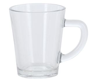 Set 6 cesti espresso Excellent Houseware, sticla, 5.5x6.5 cm, 70 ml, transparent