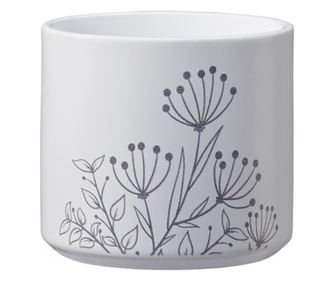 Ghiveci ceramica, Las Vegas Greenery, flori, diametru 8 cm