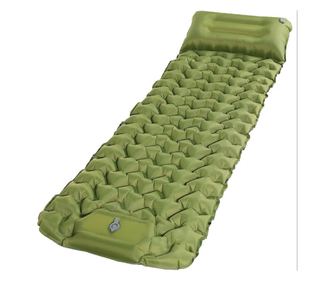 Saltea single pentru drumetii, verde