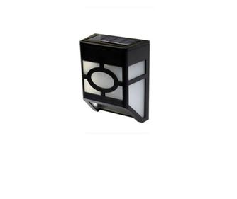 Lampa solară cu senzor, design geometric, eMazing, IP65, lumină alb cald