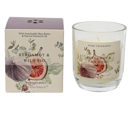 Lumanare parfumata, aroma Bergamot&Wild fig, 7.8x9 cm